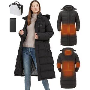 Heated Jackets for Women,Womens Heated Jacket 8 Heating Zones with 10000mAh Batt